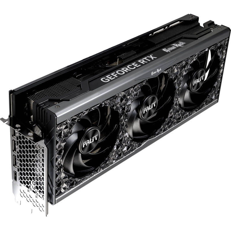 Palit RTX4090 GameRock OC, PCIe4, 24GB DDR6X, HDMI, 3 DP, 2610MHz Clock, Overclocked, RGB Lighting