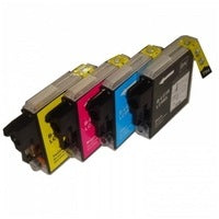 Brother Black Cyan Magenta Yellow Ink Cartridge 9ml 3 x 5ml 4 Pack - LC985VALBP