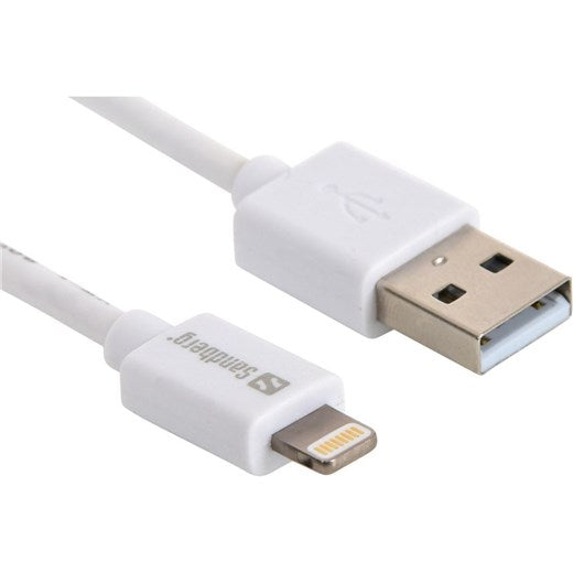 Sandberg (Apple Approved) Lightning Cable - 1 Metre